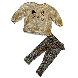 Jessica Simpson Baby & Toddler Girls two piece outfit (12 months)